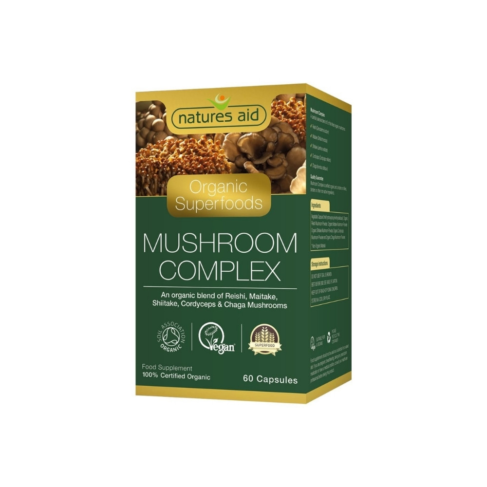 Natures Aid Organic Superfoods Mushroom Complex 
